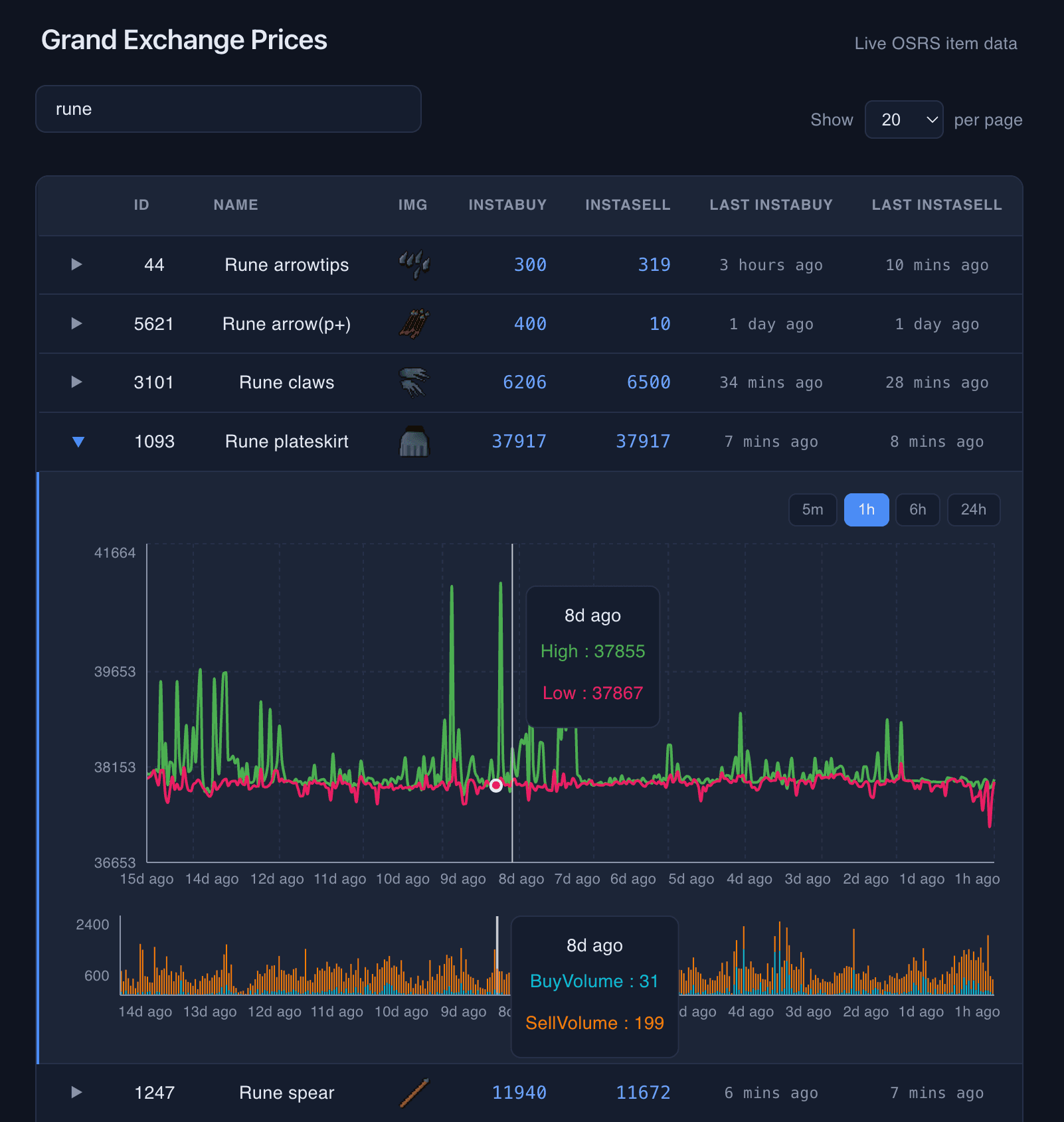 Live Marketplace Price Tracker preview